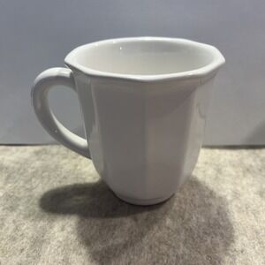 Pfaltzgraff Heritage White Octagonal 10oz Coffee Mug Old‎ Backstamp Vtg 8 Avail